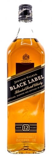 Johnnie Walker Blended Scotch Whisky Black 1L