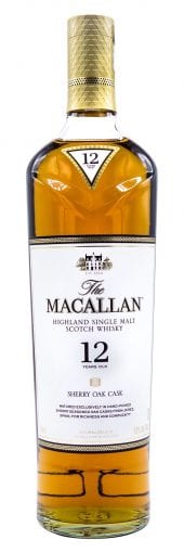 NV Macallan Single Malt Scotch Whisky 12 Year Old, Sherry Oak 750ml