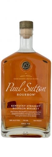 Paul Sutton Bourbon Whiskey Single Barrel 750ml