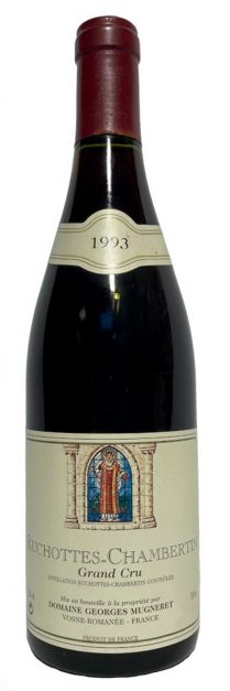 bottle of 1993 G. Mugneret Ruchottes Chambertin 750ml