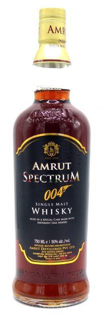 Amrut Distilleries Indian Whisky Spectrum 004, Batch #1 Oct. 2021, 100 Proof 750ml